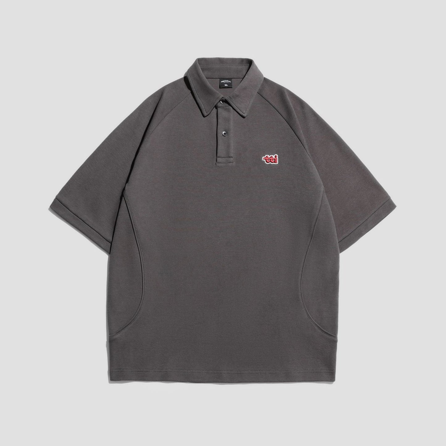 Rowan – T-shirt Ample Homme à Manches Courtes et Broderie Lourde