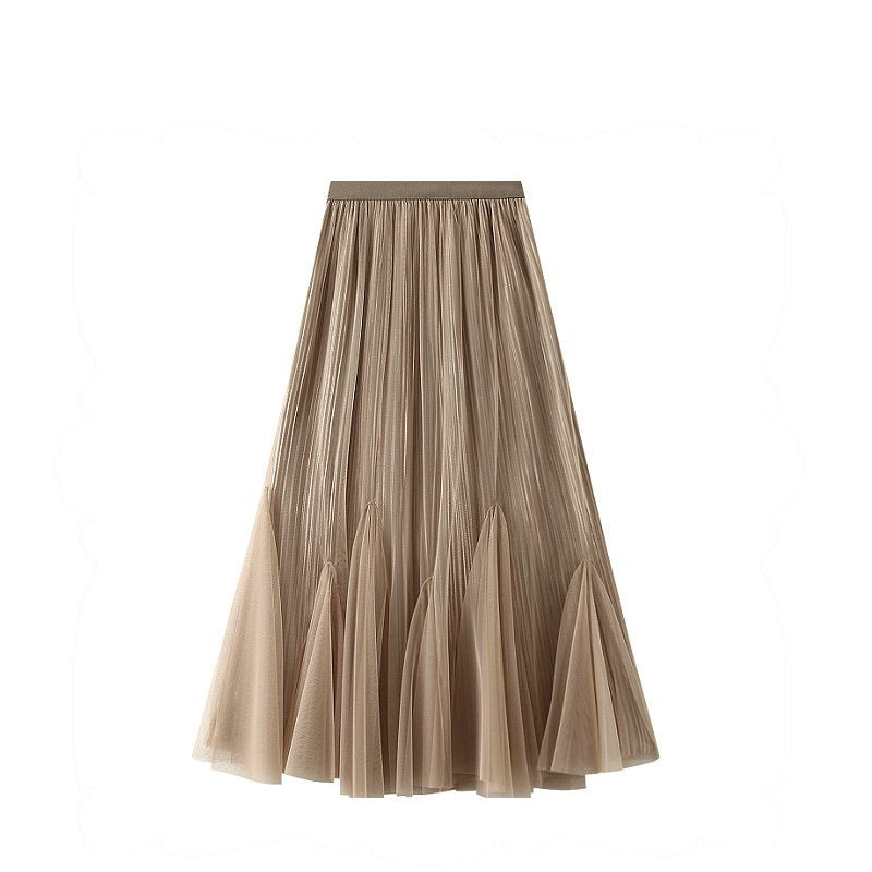 Heidi – Jupe Sirène en Tulle Rétro Automne