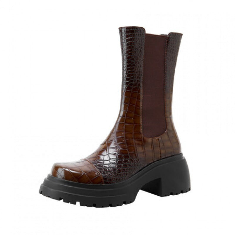 Leah – Chaussures et Bottes Retro pour Femmes