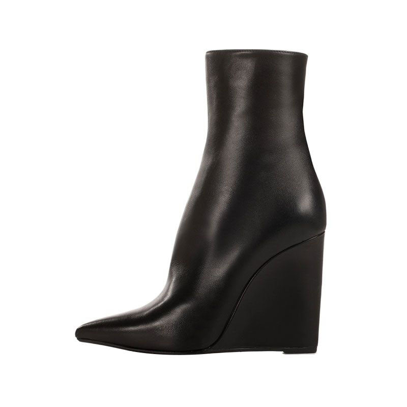 Harriet – Bottines à Talons Hauts avec Zip Latéral et Pointe Aigüe
