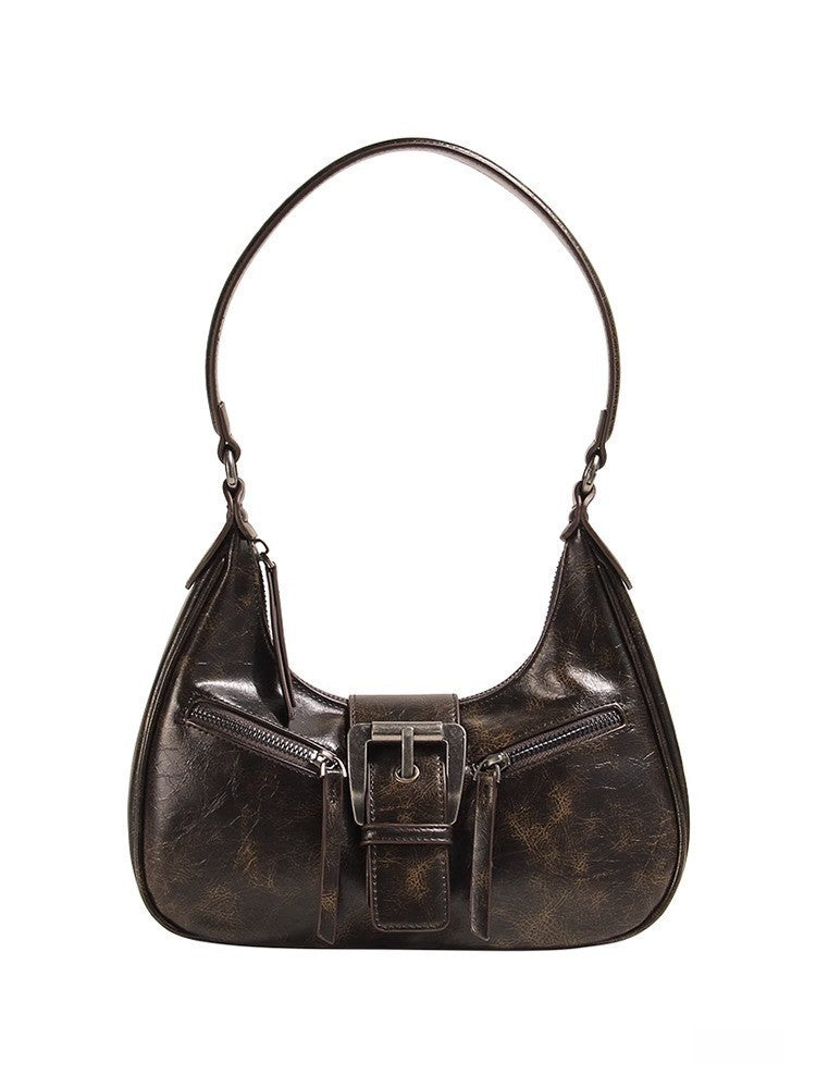 Melissa – Sac à Bandoulière Rétro en Croissant