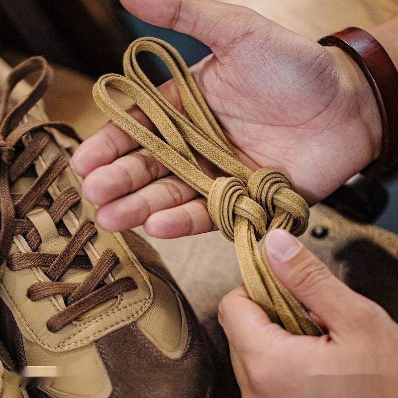 Joshua – Chaussures de Skate Décontractées Rétro en Cuir Vegan