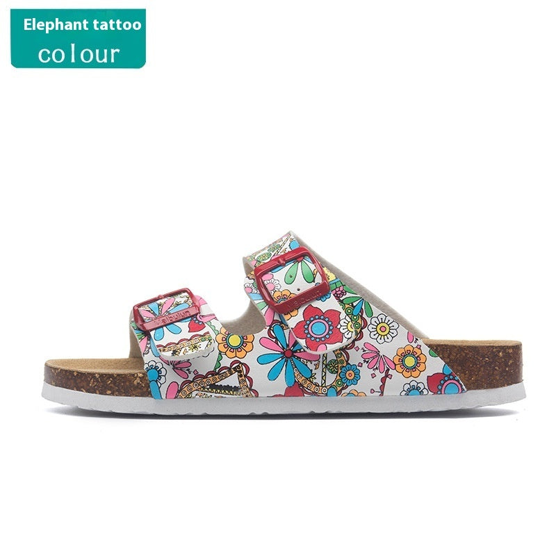 Calvin – Sandales à Boucles en Liège pour l'Été