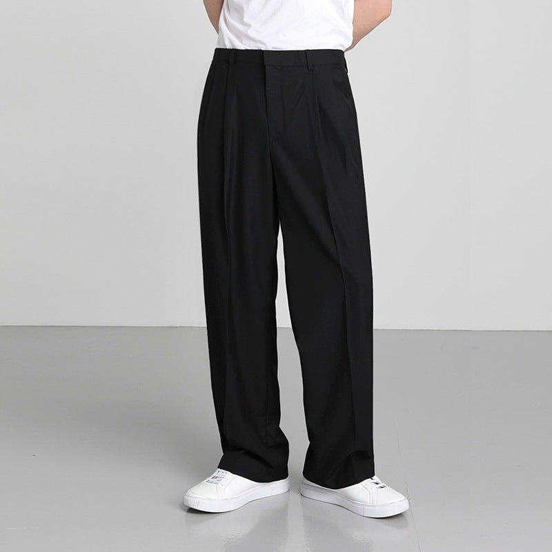 Carl – Pantalon Décontracté Droit et Ample