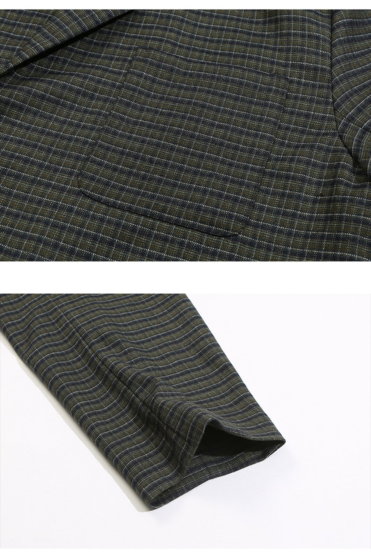 Ralph – Costume à Carreaux de Style Universitaire