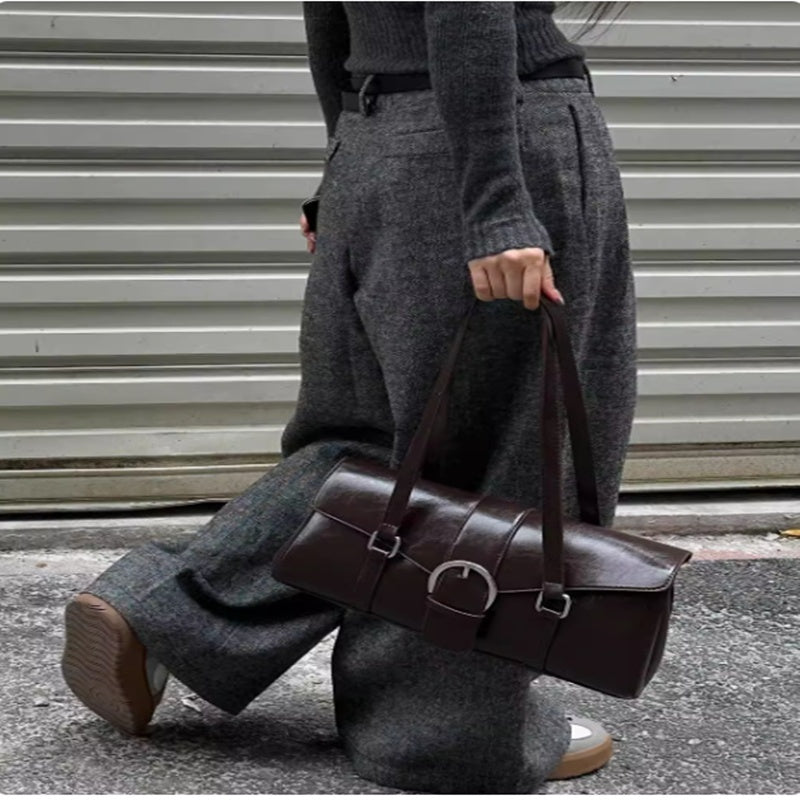 Pamela – Sac Baguette Vintage à Épaule Unique