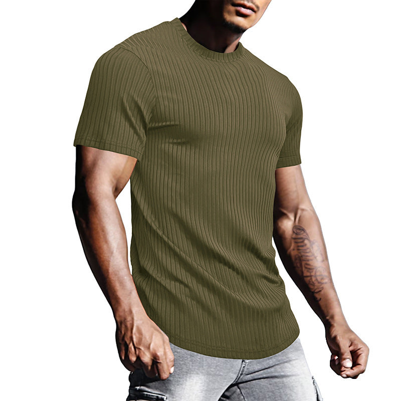 Norman – T-shirt sportif ajusté à manches courtes