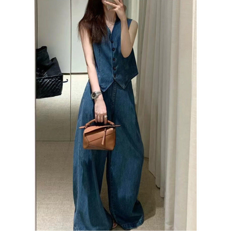 Tanya – Ensemble Pantalon Large Haut de Gamme