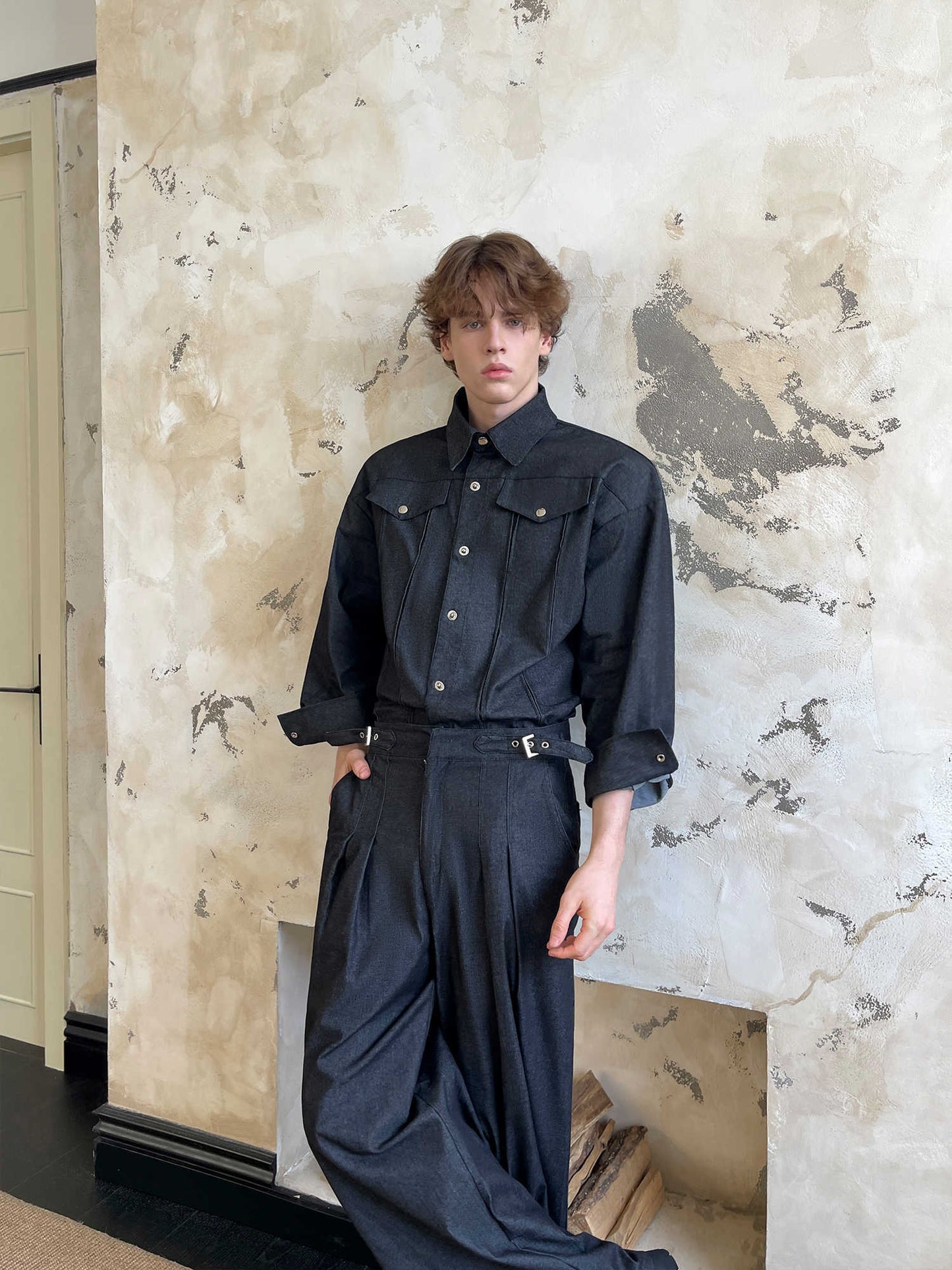 Martin – Chemise en Denim avec Boucle Métallique