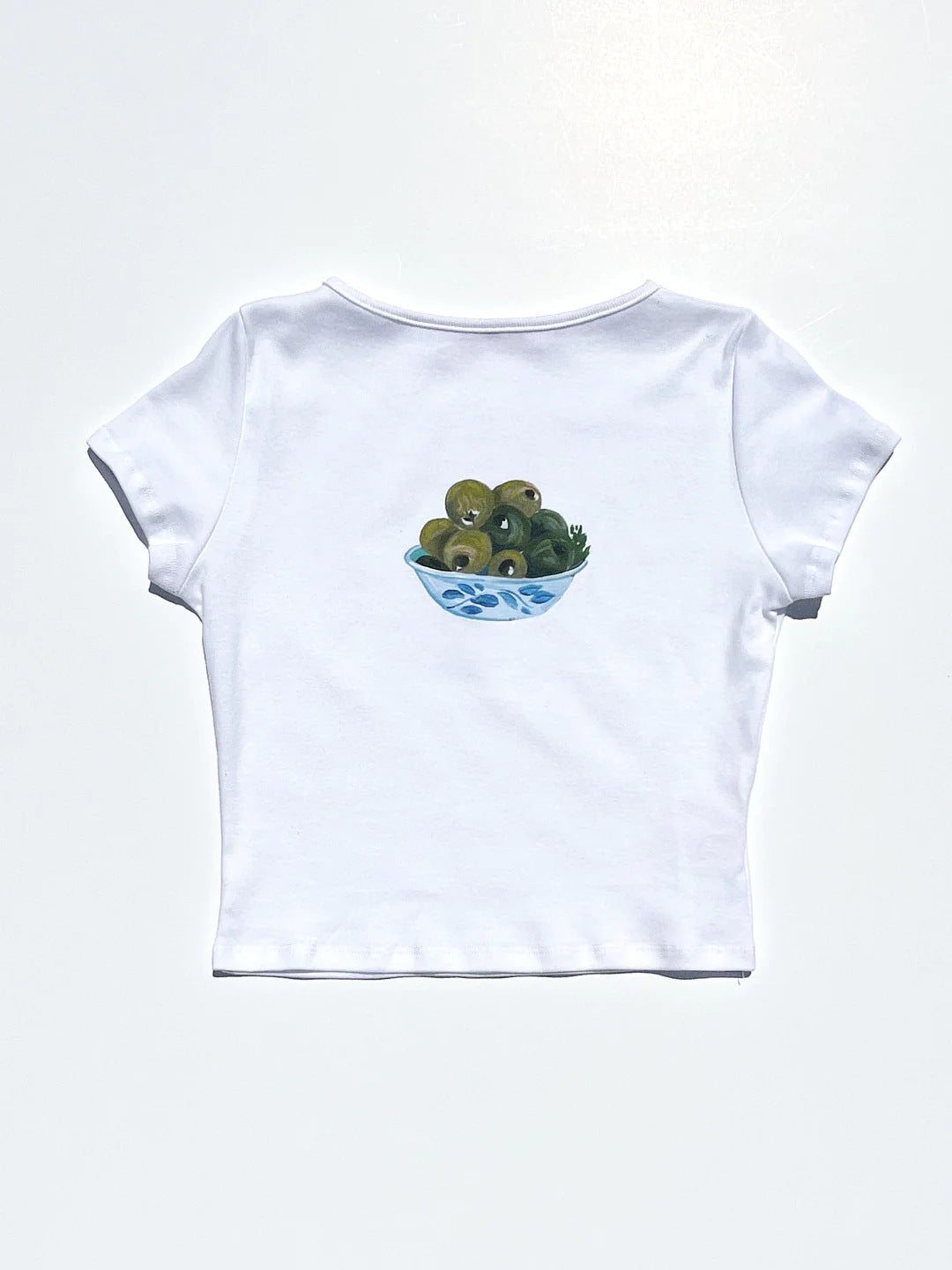 Marie – T-shirt en Coton Imprimé à Manches Courtes Y2G