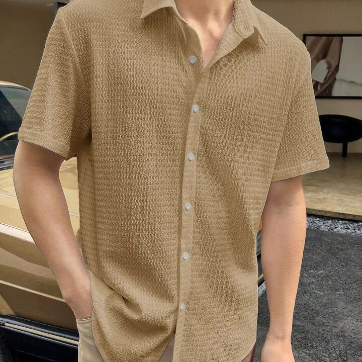 Gavin – Chemise Commuter à Manches Courtes pour Hommes
