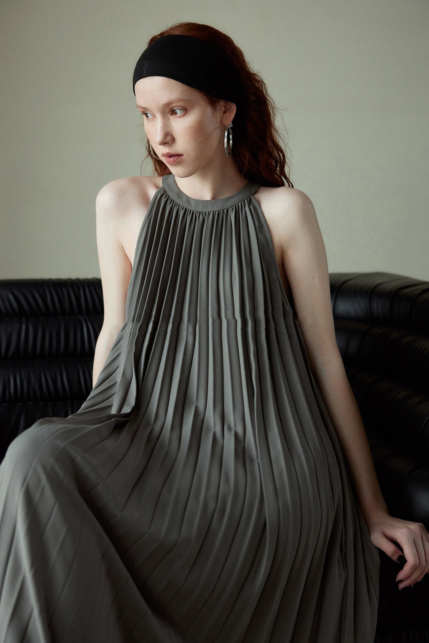 Tracy – Robe Évasée Plissée de Vacances