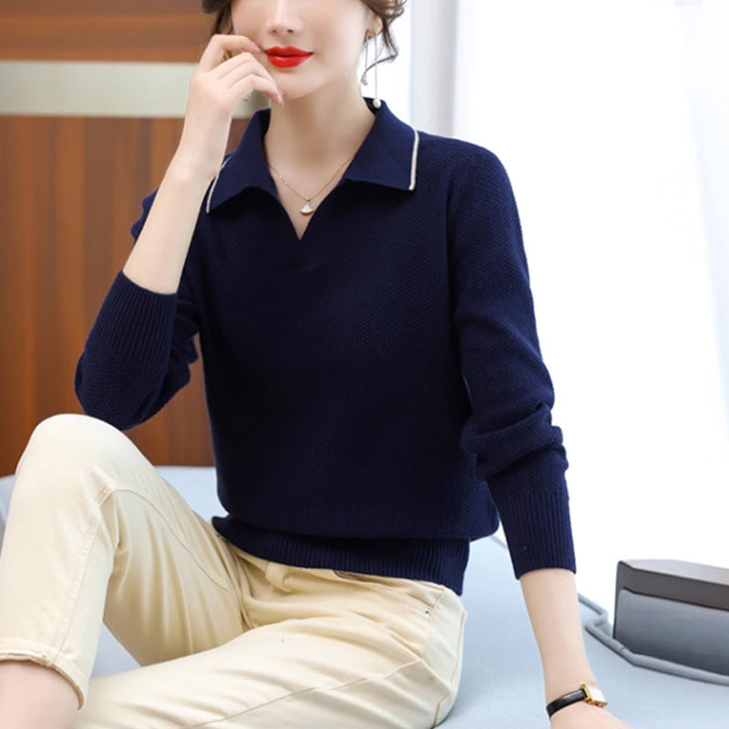 Rachael – Pull à Col Polo Style Occidental