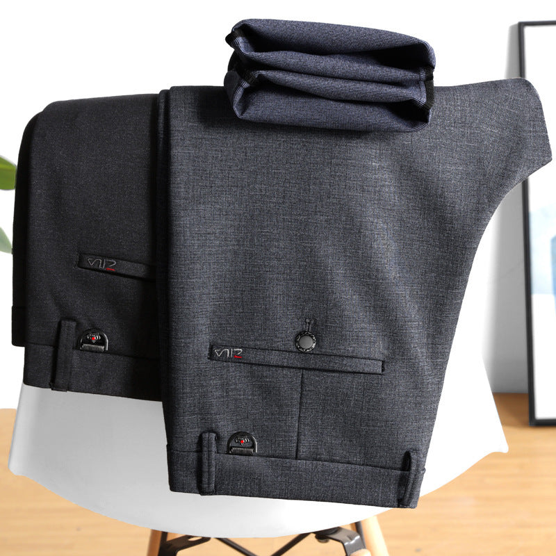 Ricky – Pantalon Homme Décontracté Stretch Droit Affaires