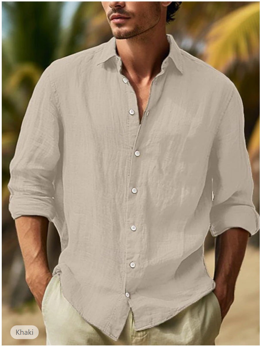 Rodney – Chemise Unie Grande Taille
