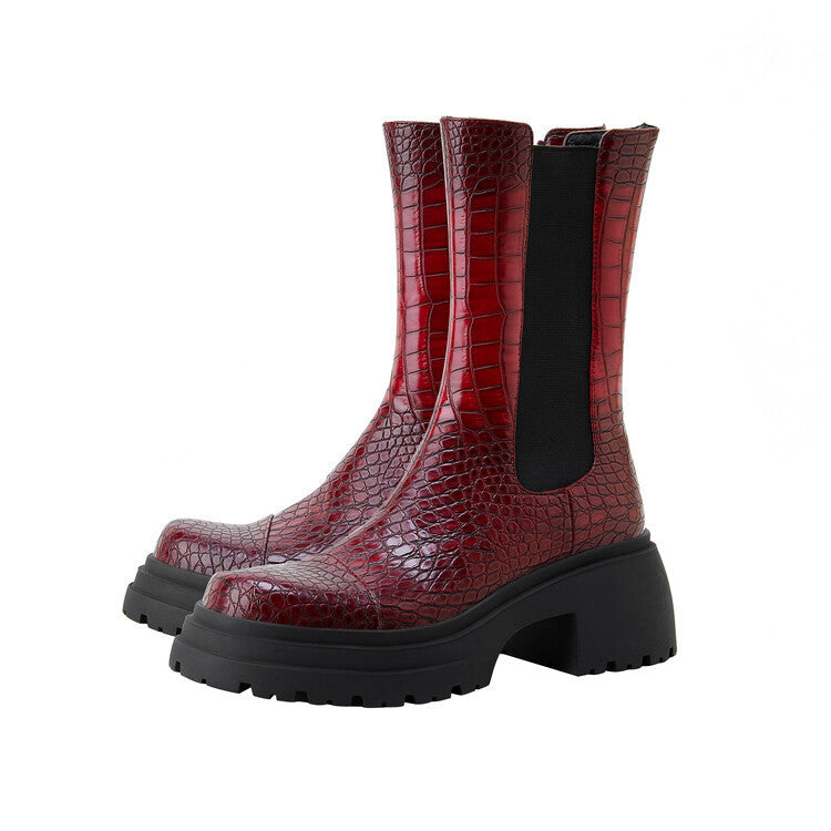 Leah – Chaussures et Bottes Retro pour Femmes