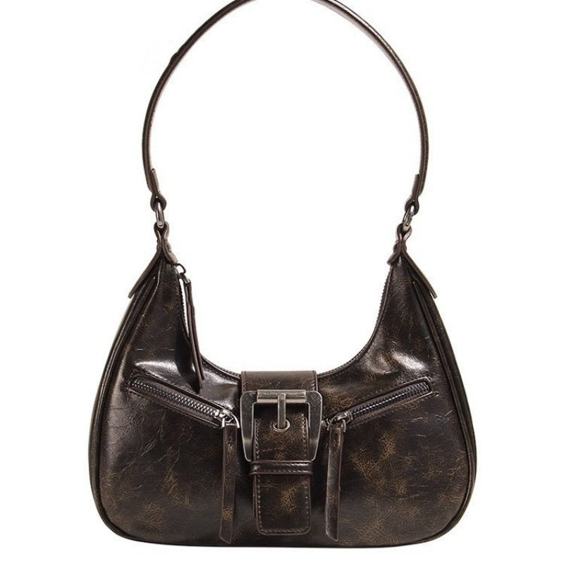 Melissa – Sac à Bandoulière Rétro en Croissant