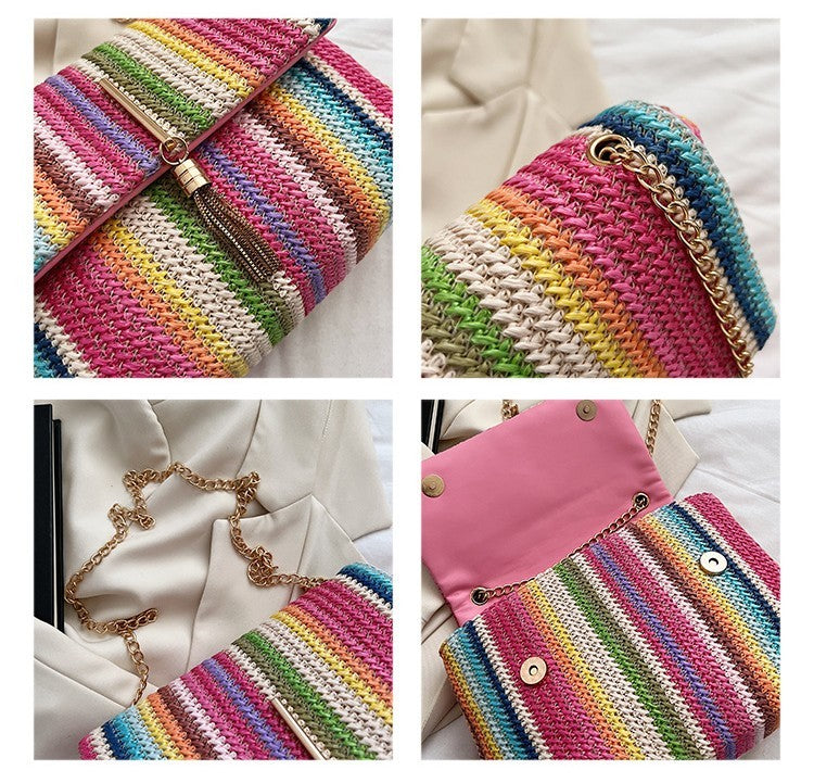 Megan – Sac à bandoulière arc-en-ciel