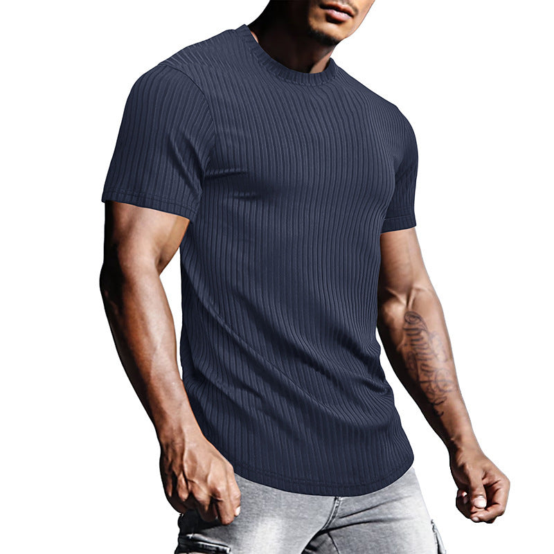Norman – T-shirt sportif ajusté à manches courtes