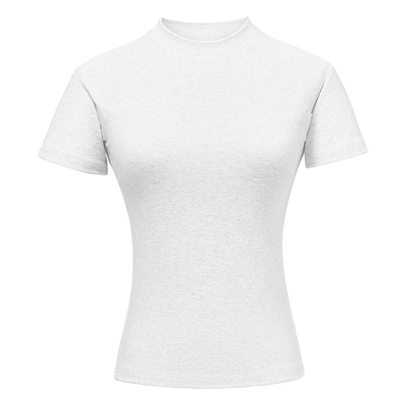 Rachael – T-shirt à Manches Raglan et Couleur Unie