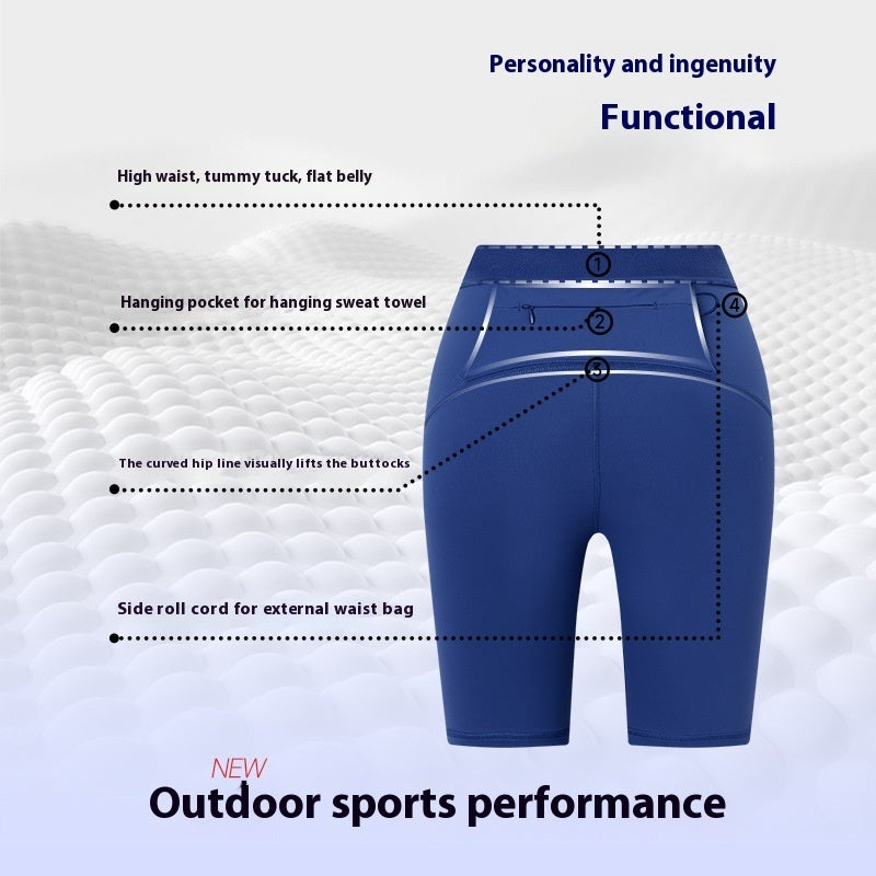 Sue – Shorts de Cyclisme Antibactériens pour Yoga