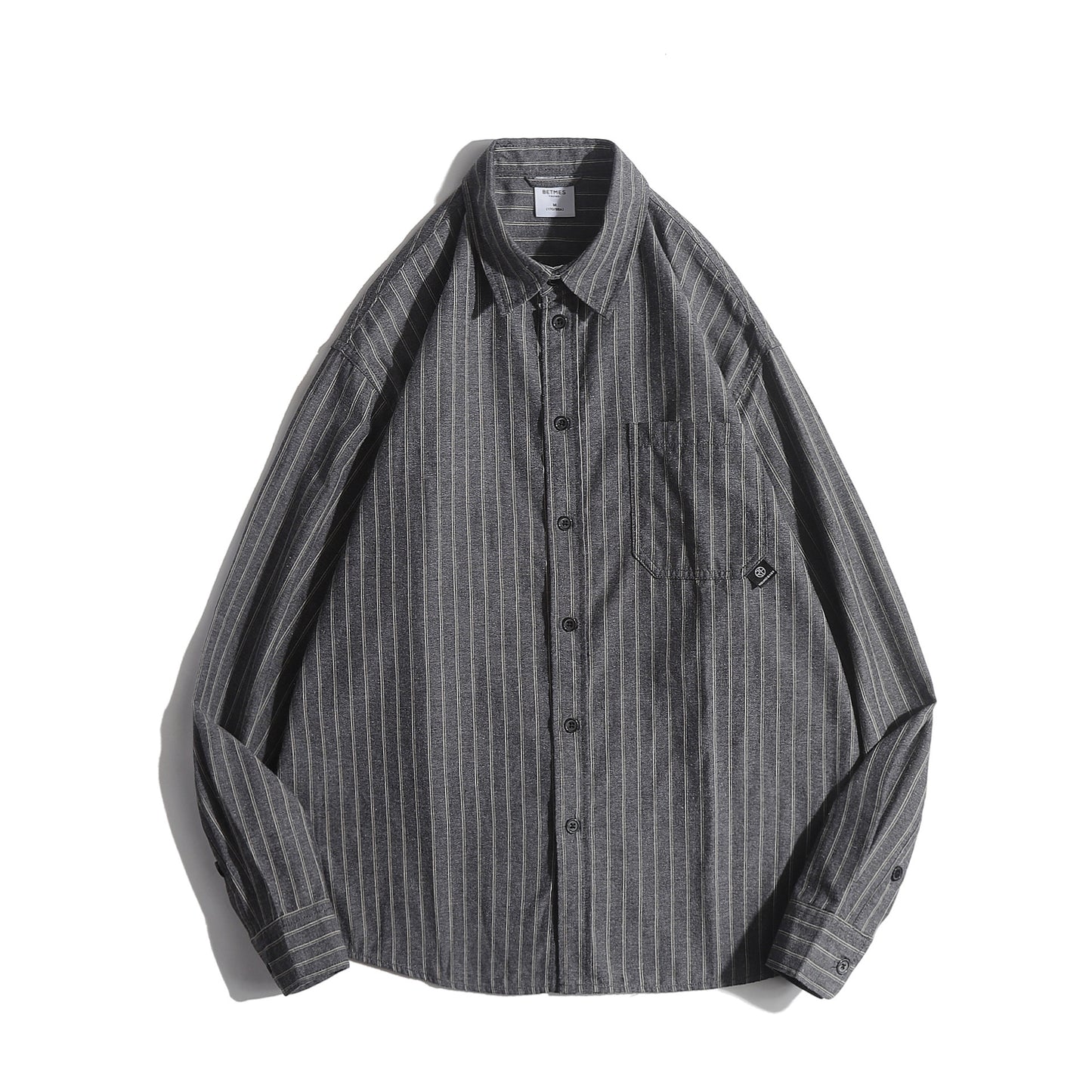 Robert – Chemise à Rayures Décontractée et Ample pour Hommes