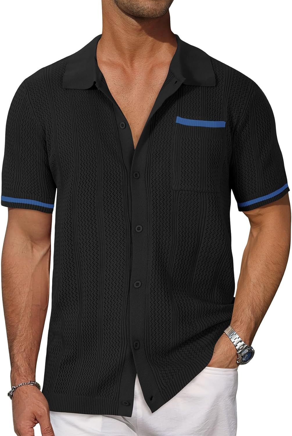 Sydney – Veste Cardigan D'été Respirante et Légère pour Homme