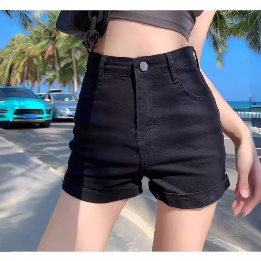 Stephanie – Mini-Shorts Élastiques d'Été pour Femme