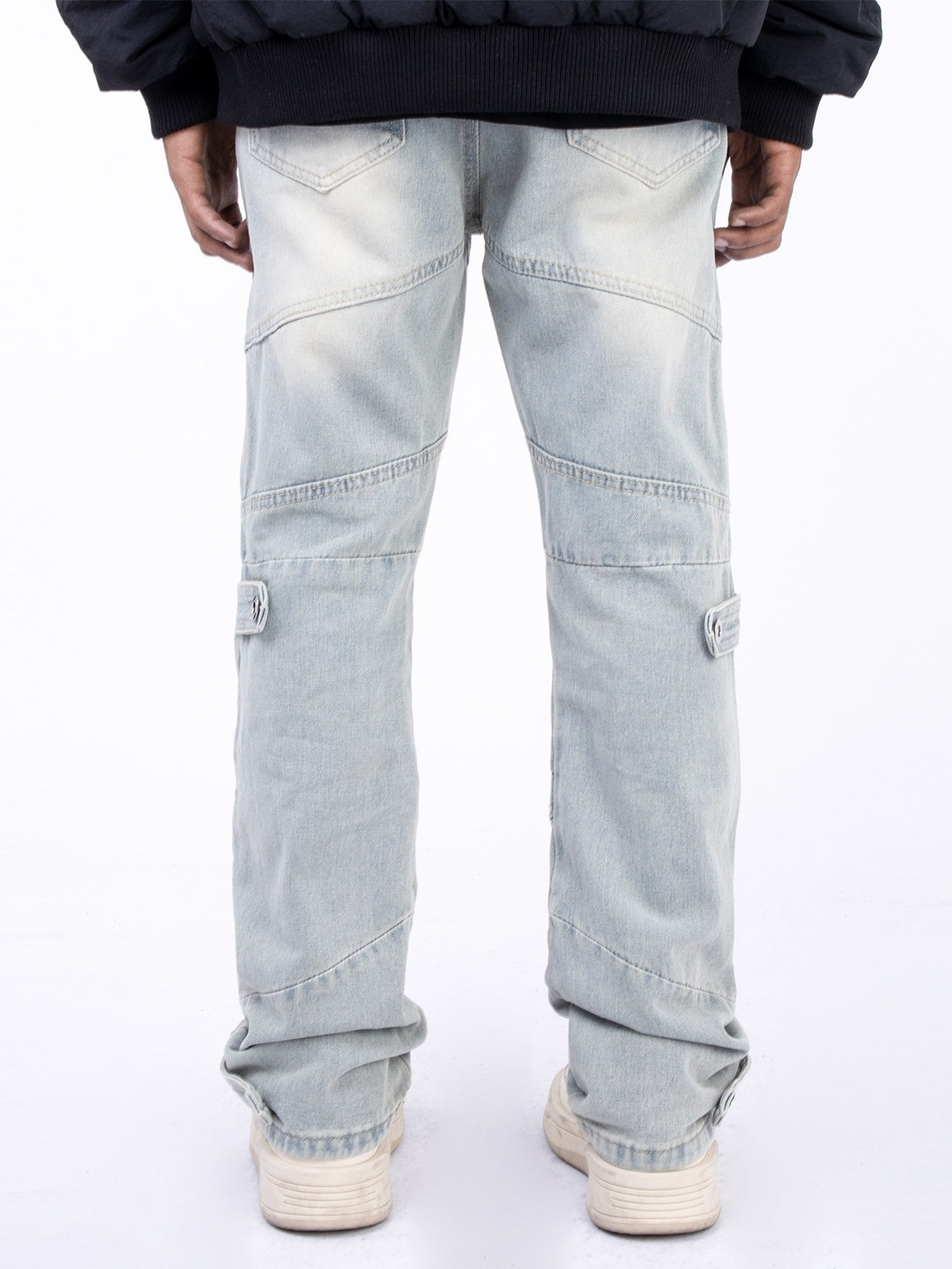 Gordon – Pantalon Droit avec Design Rétro Segmenté
