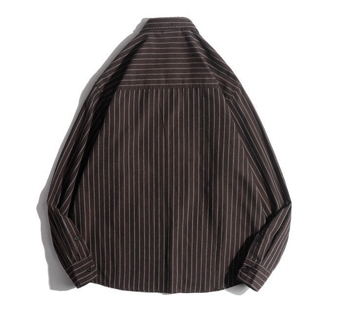 Robert – Chemise à Rayures Décontractée et Ample pour Hommes