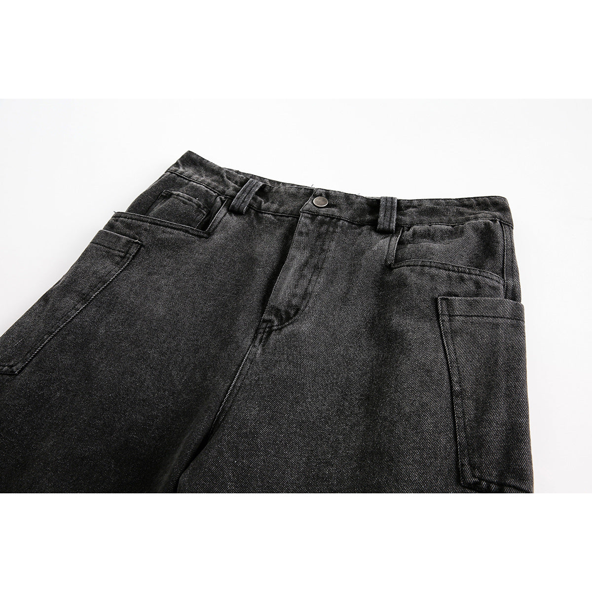 Barry – Jeans Droits Noirs Décontractés pour Hommes