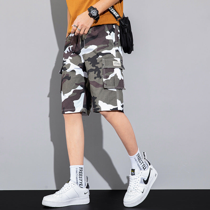 Oliver – Shorts décontractés à motif camouflage pour hommes
