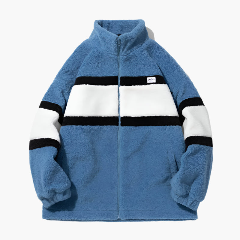 Rose – Manteau Réversible en Sherpa Fleece