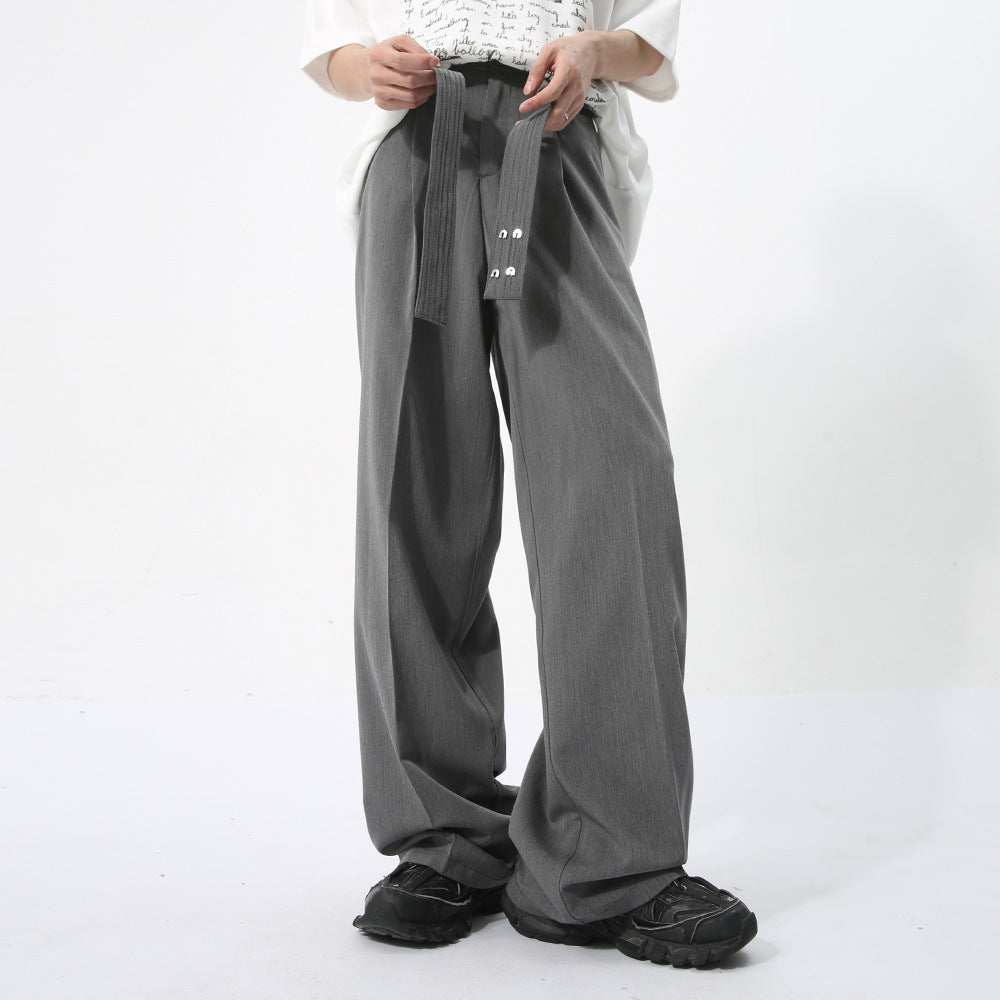 Reginald – Pantalon à Ruban Décoratif Style Japonais