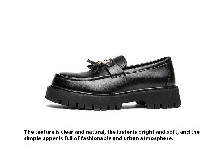 Trevor – Chaussures Style Britannique en Cuir Vegan Noir