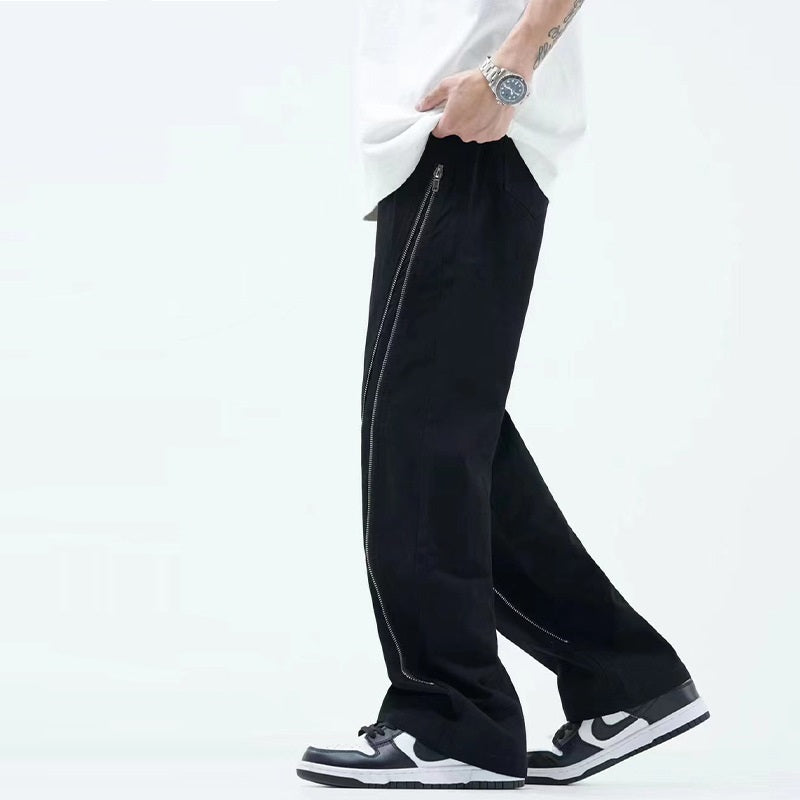 Mathew – Pantalon de travail ample avec fermeture éclair