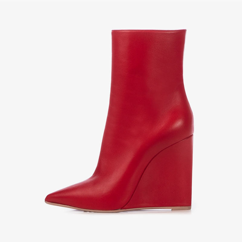 Harriet – Bottines à Talons Hauts avec Zip Latéral et Pointe Aigüe