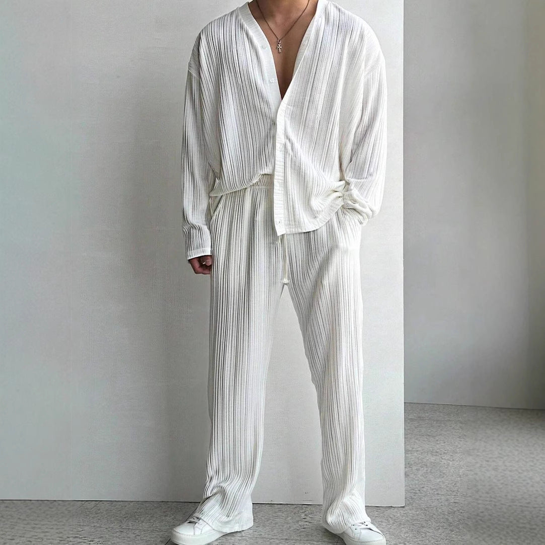 Ralph – Ensemble Chemise Boutonnée et Pantalon pour Homme