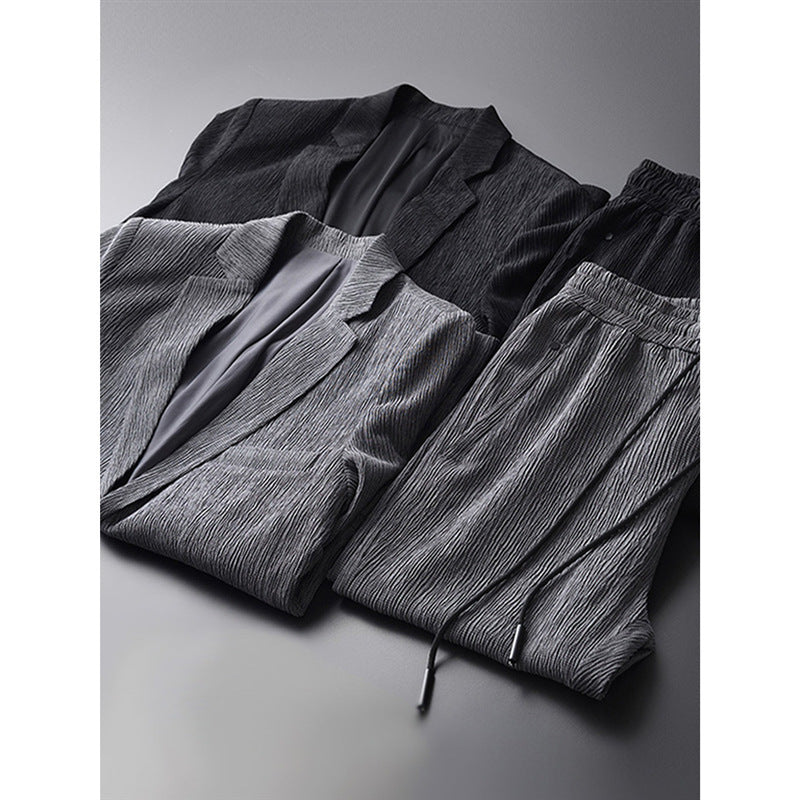 Jerry – Veste de costume décontractée légère à rayures