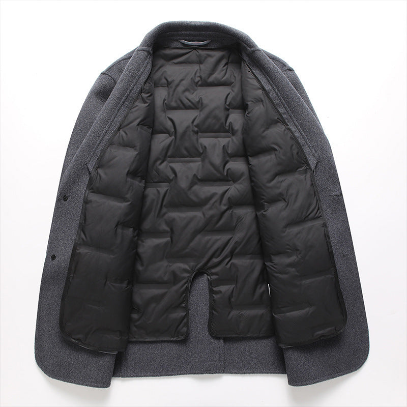 Nick – Costume en Laine Double Face Épais