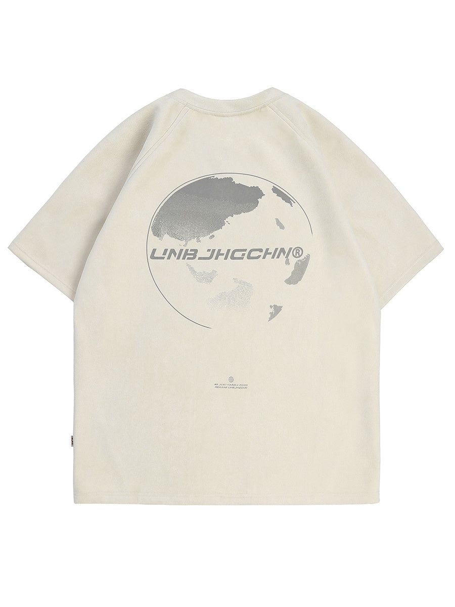 Emily – T-shirt Oversize en Suédine