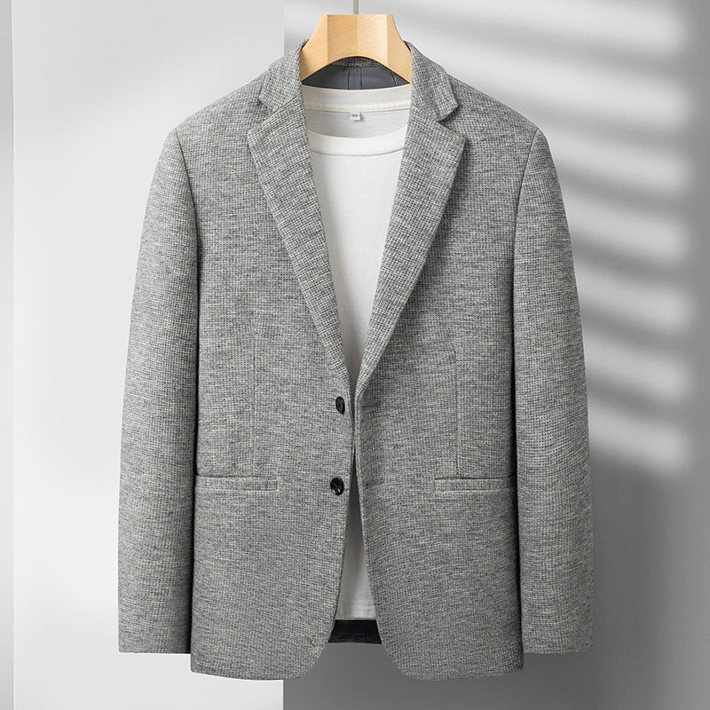 Howard – Veste de costume décontractée en spandex mélangé pour hommes