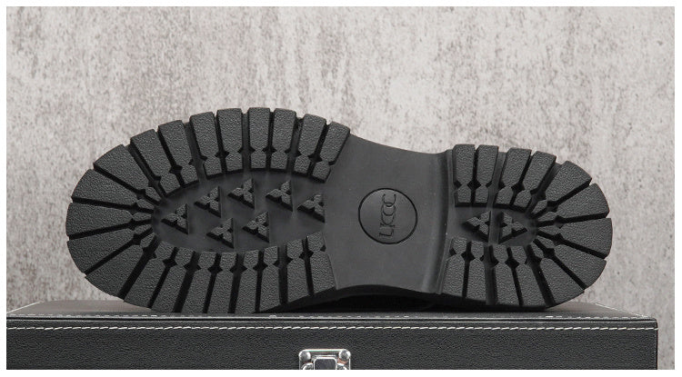 Rhys – Chaussures Casual Rétro Britanniques avec Semelle Épaisse