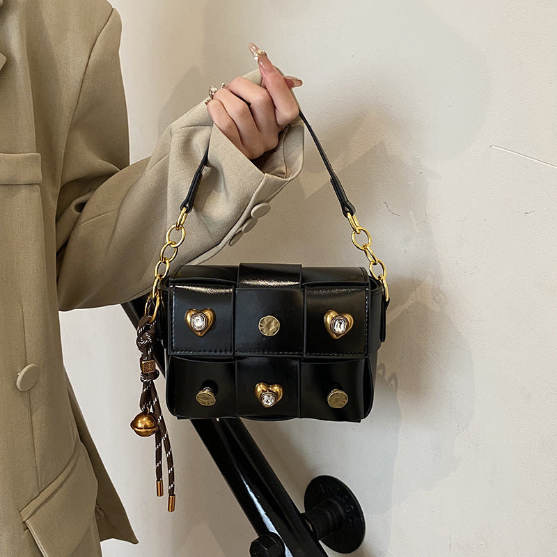Amy – Petit Sac à Bandoulière Clouté pour Femme