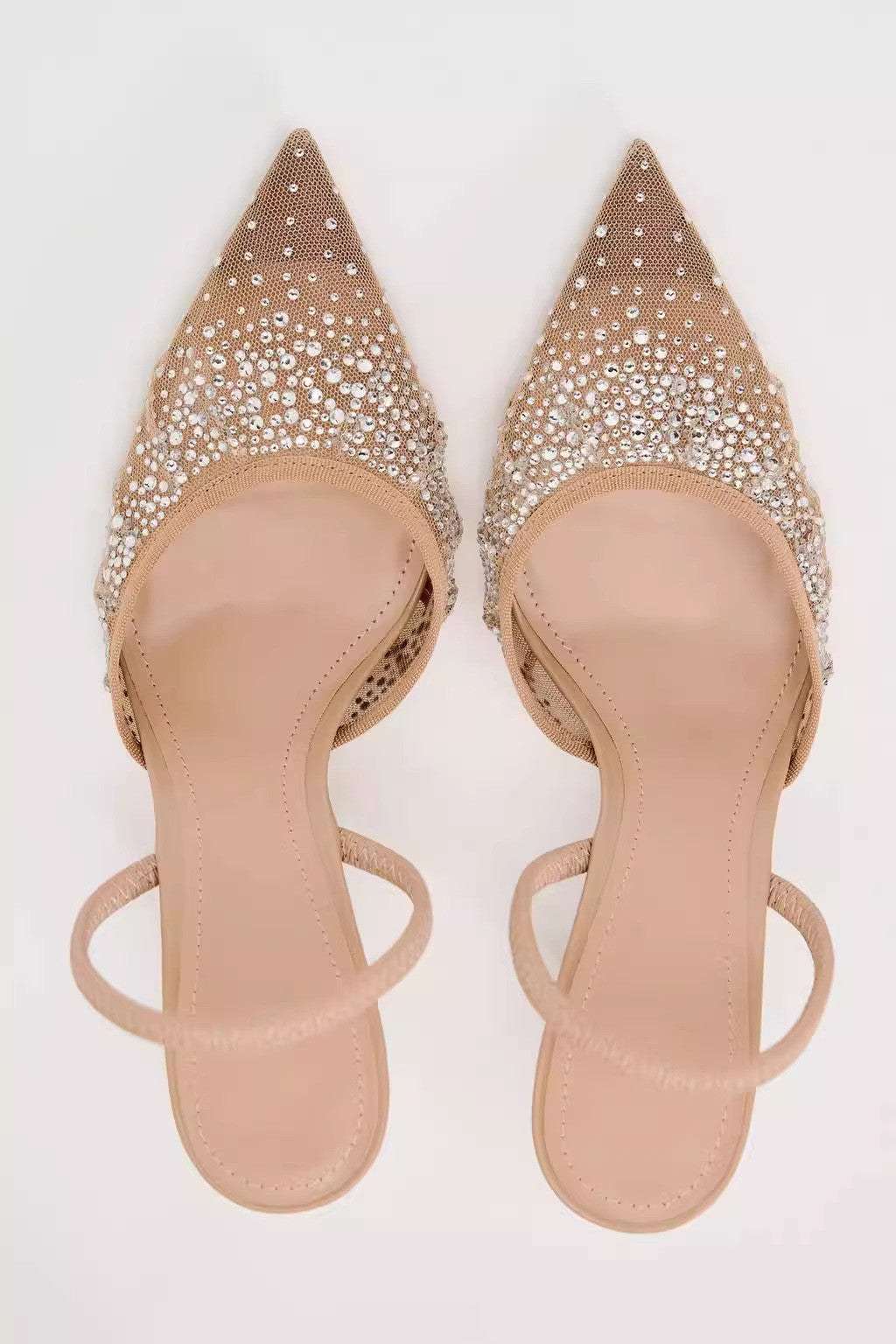 Hayley – Talons Hauts en Maille Brillante