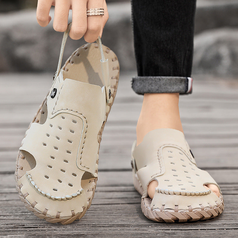 Joel – Chaussures de Plage Extérieures Antidérapantes Cousues à la Main