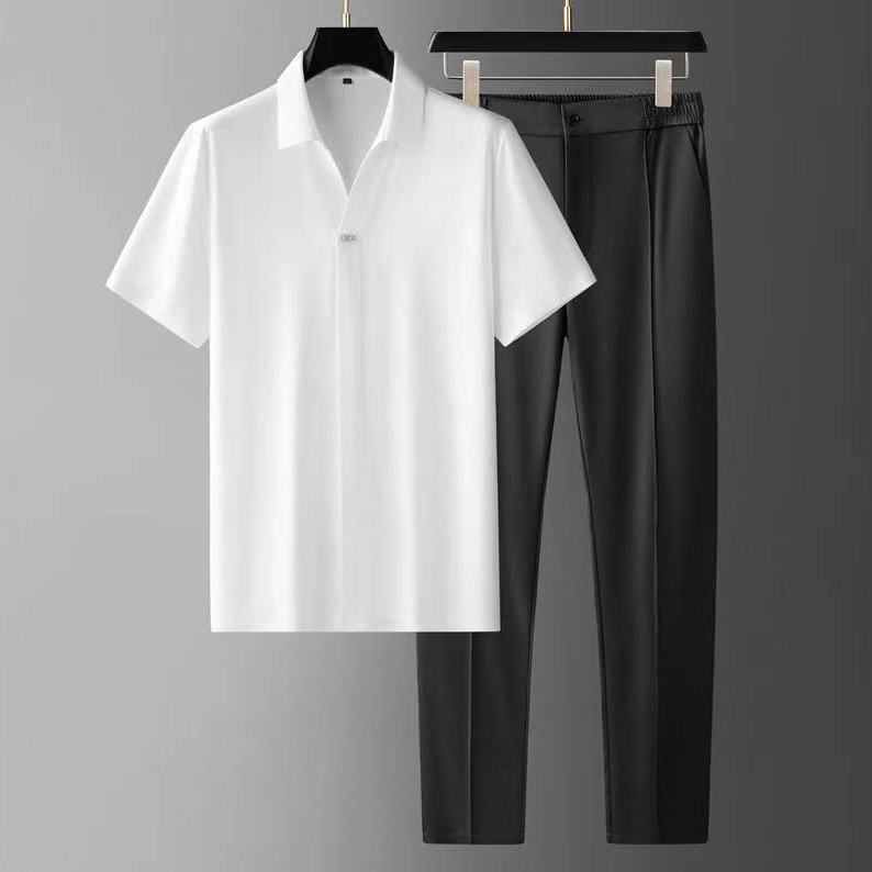 Gareth – Ensemble Chemise Ultra-Fine en Soie Glacée