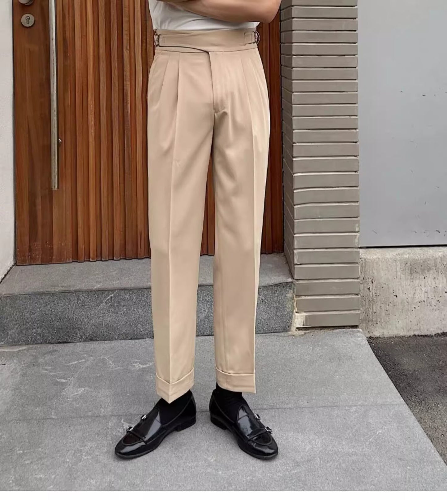 Rod – Pantalon Décontracté Drapé pour Homme