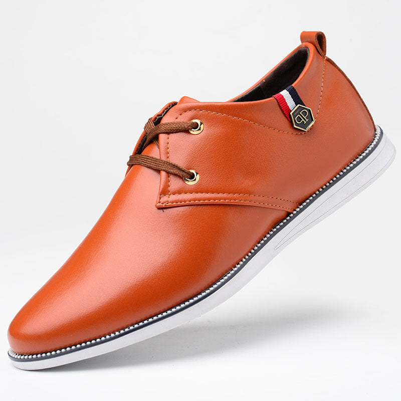 Bryan – Chaussures Respirantes en Cuir Végan avec Semelles Souples
