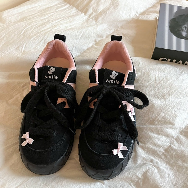 Amanda – Chaussures Plateformes Rétro Américaines Polyvalentes